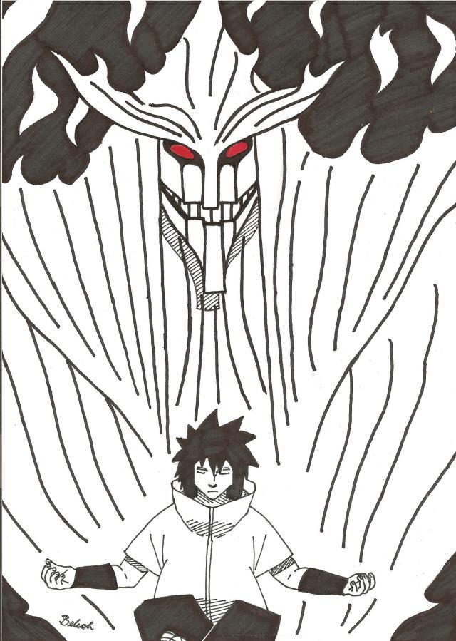 Sasuke a jeho susano'o